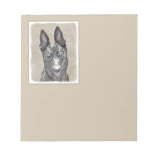 Bloc De Notas Pintura Holandesa de Pastores - Arte Perro Origina