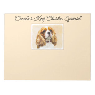 Bloc De Notas Pintura original de Cavalier King Charles Spaniel