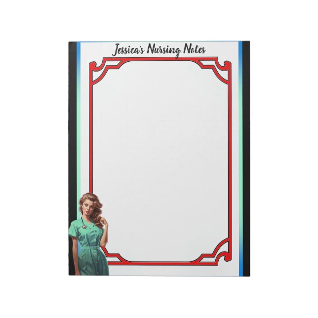 Bloc De Notas Pinup norteamericano retro_ no te engañes (Lado Izquierdo)