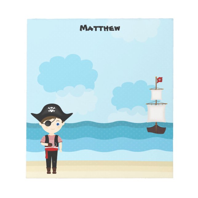 Bloc De Notas Pirata Boy (Frente)