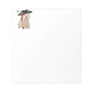 Bloc De Notas Pirata Westie