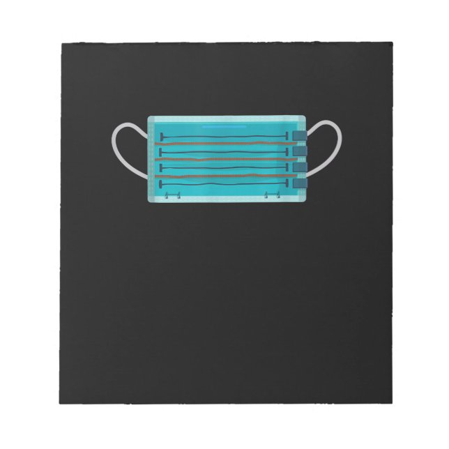 Bloc De Notas Piscina Mascarilla de la cara Máscaras de la másca (Frente)