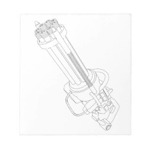 Bloc De Notas Pistola de Rotación Steampunk