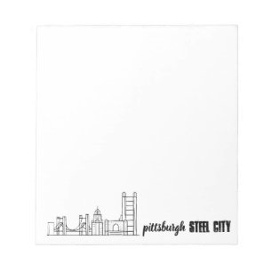 Bloc De Notas Pittsburgh Skyline