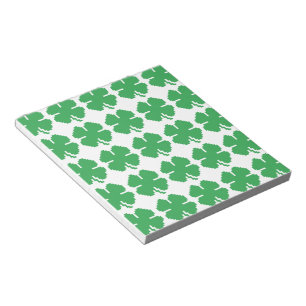 Bloc De Notas Pixel Lucky Four Leaf Clover de 8 bits