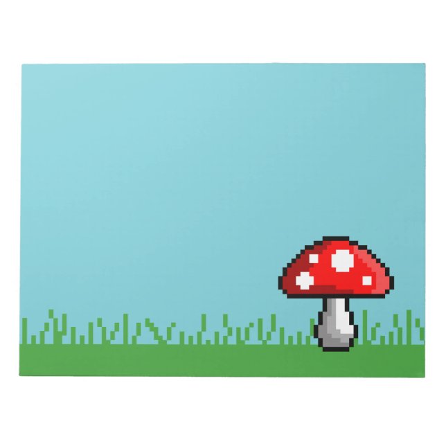 Bloc De Notas Pixel Mushroom Meadow Notepad (Frente)