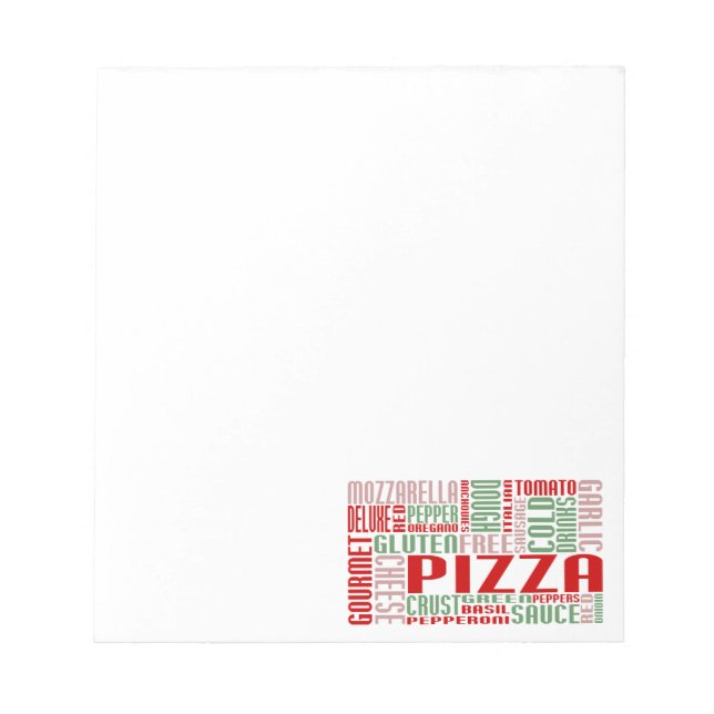 Bloc De Notas pizza chitChat (Frente)