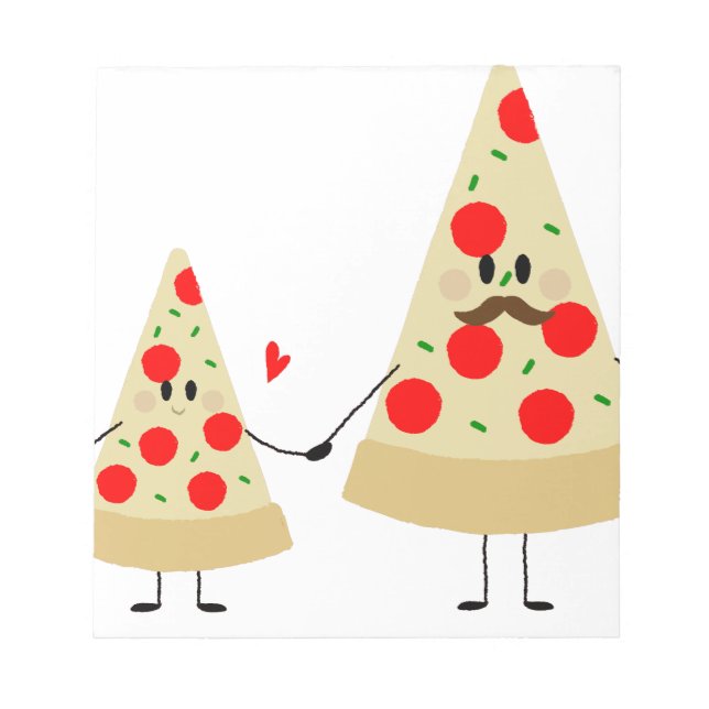Bloc De Notas pizza del día del padre (Frente)