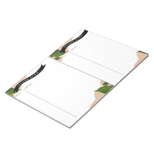 Bloc De Notas Plan de estudio (Lado Derecho)