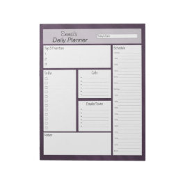 Bloc De Notas Planeador diario Proep Purple