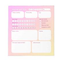 Bloc de notas Planificador de bienestar definitivo