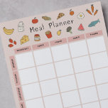 Bloc De Notas Planificador de comidas<br><div class="desc">Planifique sus comidas semanales</div>