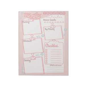 Bloc De Notas Planificador diario :
