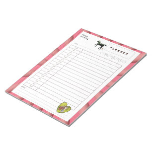 Bloc De Notas planificador diario de petsitter