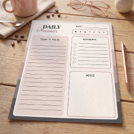Bloc De Notas Planificador Diario Dusk Stripes