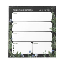 Planificador Diario Floral Caprichoso