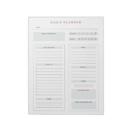 Bloc De Notas Planificador diario minimalista Para hacer la list