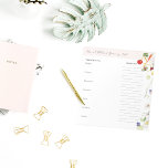 Bloc De Notas Planificador semanal de comidas con lista de compr<br><div class="desc">Planee su semana con facilidad utilizando este Bloc de notas de Weekly Meal Planner con lista de productos, perfecto para entrenadores de salud, nutricionistas, profesionales del bienestar y todo aquel que le guste mantenerse organizado con estilo. Este bloc de notas de doble propósito tiene espacio para planear comidas de lunes...</div>