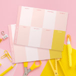 Bloc De Notas Planificador semanal de escuela rosa cúpula<br><div class="desc">Una adición perfecta a su colección de suministros escolares de bonito. Ideal para volver a los útiles escolares, este bloc de notas es imprescindible para estudiantes de todas las edades. Ya sea que estés comprando material escolar para la escuela secundaria o buscando material escolar lindo para la escuela secundaria, esta...</div>