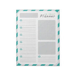 Bloc De Notas Planificador semanal de proyectos - Verde