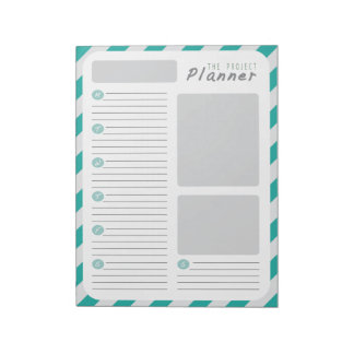 Bloc De Notas Planificador semanal de proyectos - Verde