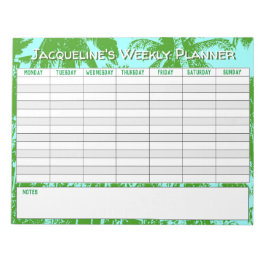 Bloc De Notas Planificador semanal para personalización con elec