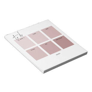 Bloc De Notas Planificador Simple de Tareas Rosa Desgarrar 