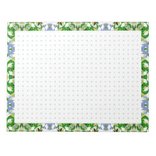 Bloc De Notas Planner de BuJo Green Dot Grid de invierno