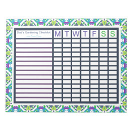 Bloc De Notas Planner de seguimiento semanal de crecimiento de j