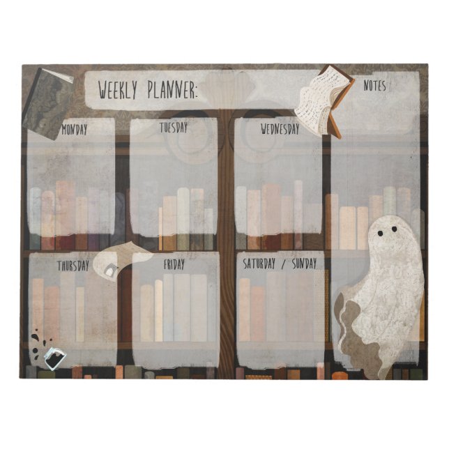 Bloc De Notas Planner poltergeist (Frente)