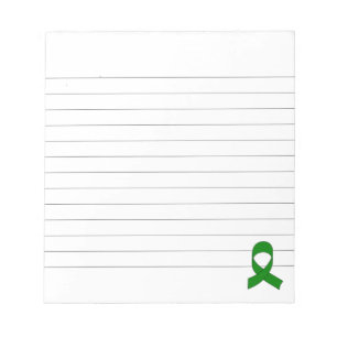 Bloc De Notas Plano de cinta verde
