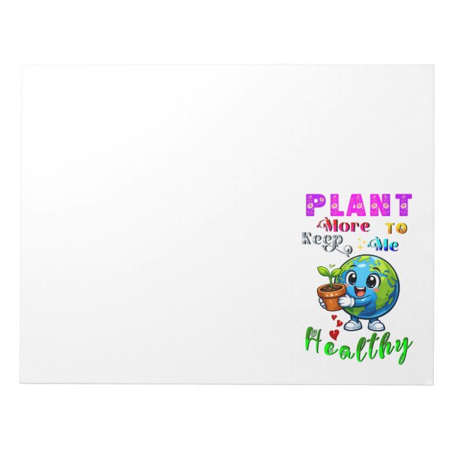Bloc De Notas Planta Más Para Mantener Me Sano (Frente)