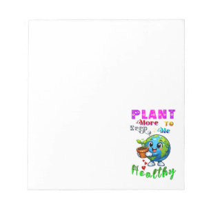 Bloc De Notas Planta Más Para Mantener Me Sano