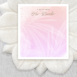 Bloc De Notas Plantas acuáticas rosas de bonito