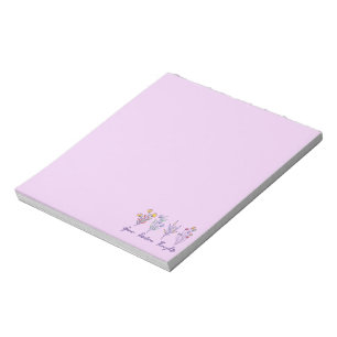 Bloc De Notas Plantas Florales de Flor Silvestre