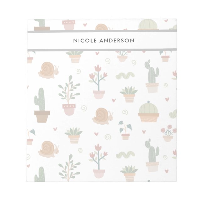 Bloc De Notas Plantas y suculentos (Frente)