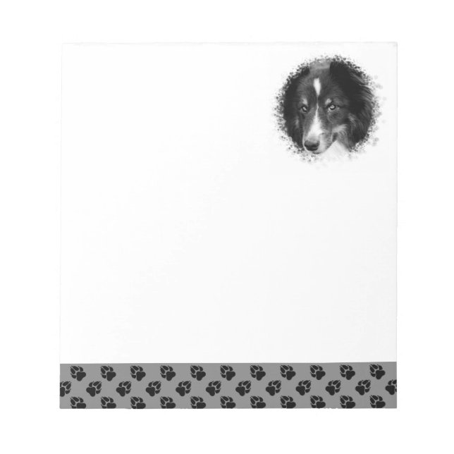 Bloc De Notas Plantilla de fotografía de Mascota personalizado y (Frente)