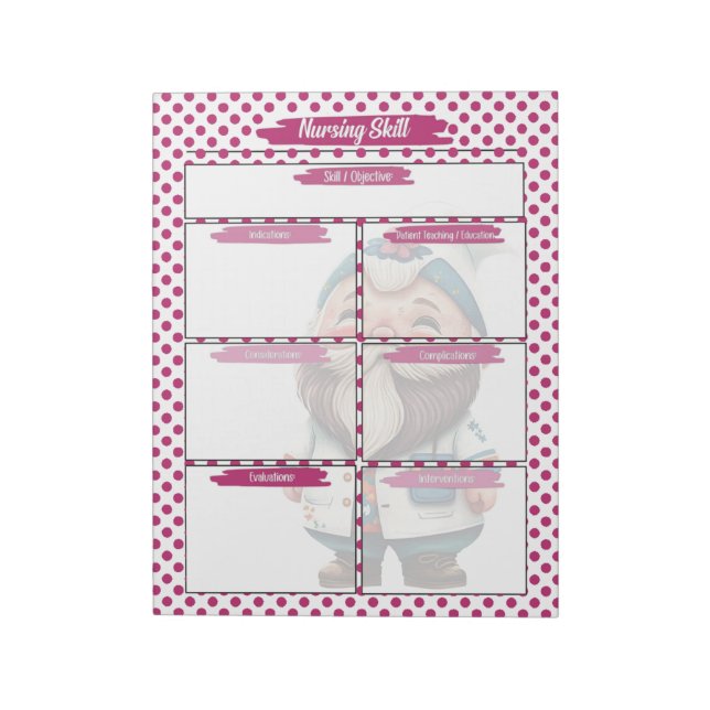 Bloc De Notas Plantilla de habilidades para estudiantes de la En (Lado Izquierdo)