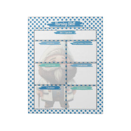 Bloc De Notas Plantilla de habilidades para estudiantes de la En