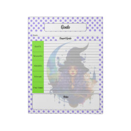 Bloc De Notas Plantilla de Objetivos Temáticos de Halloween