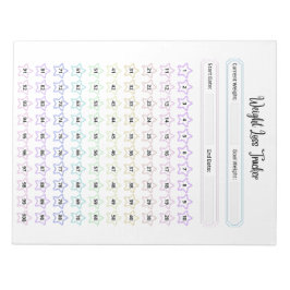 Bloc De Notas Plantilla de Rastreador de Pérdida de Peso de pers