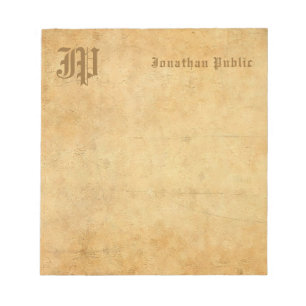 Bloc De Notas Plantilla elegante de texto con letra manuscrita y