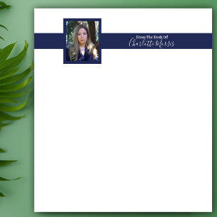 Bloc De Notas Plantilla fotográfica individualizada