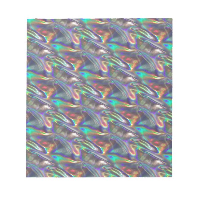Bloc De Notas plata holográfica (Frente)