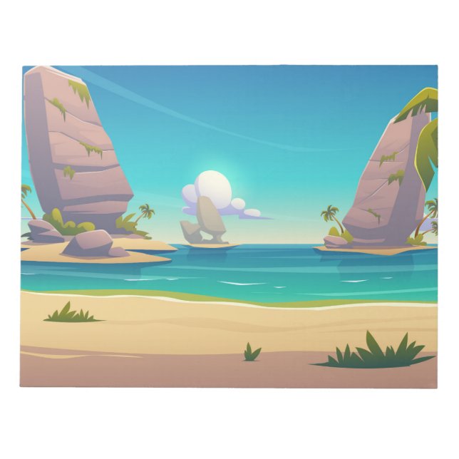 Bloc De Notas Playa de arena (Frente)