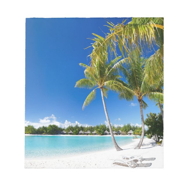 Bloc De Notas Playa tropical (Frente)