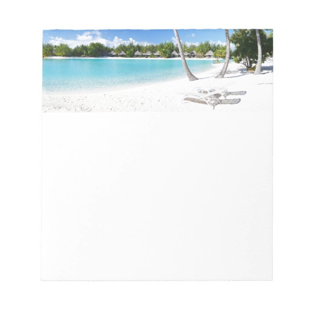 Bloc De Notas Playa tropical (Frente)