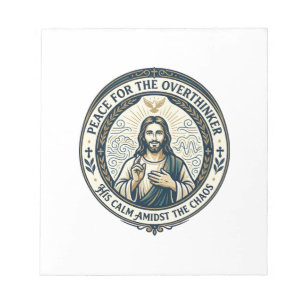Bloc De Notas Playera de Afirmaciones de Salud Mental de Jesús I