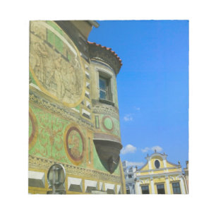 Bloc De Notas Plaza del casco antiguo rodeada de siglo XVI