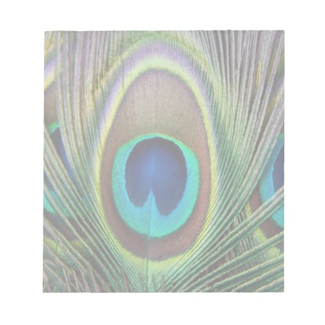Bloc De Notas Pluma de pavo real (Frente)